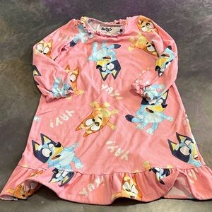 Bluey Girls Pink Nightgown